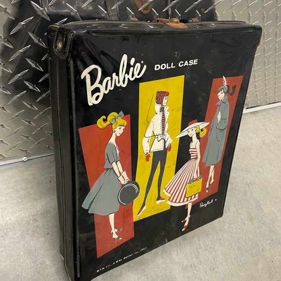 Vintage 1961 black ponytail Barbie doll case - Picture 7 of 11